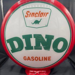 Sinclair Dino Gasoline 13.5" Gas Pump Globe